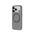 Etui pokrowiec z podstawką na iPhone 17 Pro Cloudie - szary