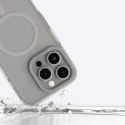 Etui silikonowe do iPhone 16 Pro Max Titan Pro Mag Case - szare