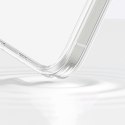 Etui silikonowe z pierścieniem magnetycznym do iPhone 16 Pro - przezroczyste