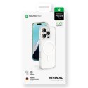 Etui silikonowe z pierścieniem magnetycznym do iPhone 16 Pro - przezroczyste