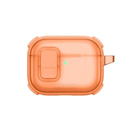 Etui ochronne do AirPods Pro 3 Titan Pro Mag Case Clear - pomarańczowe