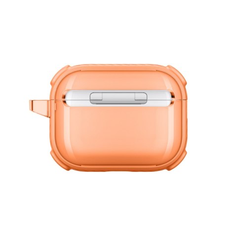 Etui ochronne do AirPods Pro 3 Titan Pro Mag Case Clear - pomarańczowe