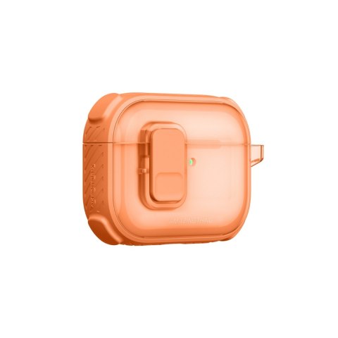 Etui ochronne do AirPods Pro 3 Titan Pro Mag Case Clear - pomarańczowe