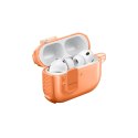 Etui ochronne do AirPods Pro 3 Titan Pro Mag Case Clear - pomarańczowe
