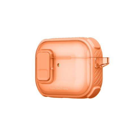 Etui ochronne do AirPods Pro 3 Titan Pro Mag Case Clear - pomarańczowe