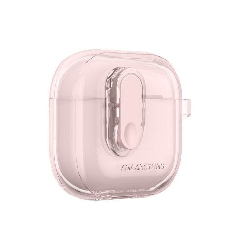 Etui pokrowiec do słuchawek AirPods 4 Minimal Case - różowy