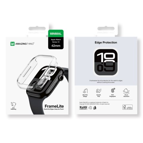 Etui pokrowiec do zegarka Apple Watch 42mm Minimal Case - przezroczysty
