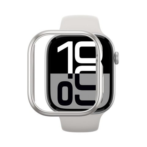 Etui pokrowiec do zegarka Apple Watch 46mm Minimal Case - srebrny