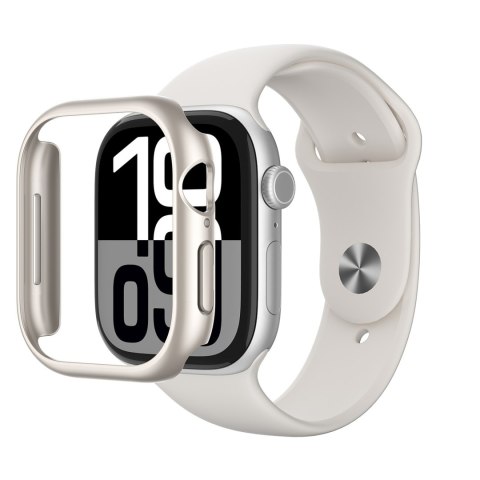 Etui pokrowiec do zegarka Apple Watch 46mm Minimal Case - srebrny