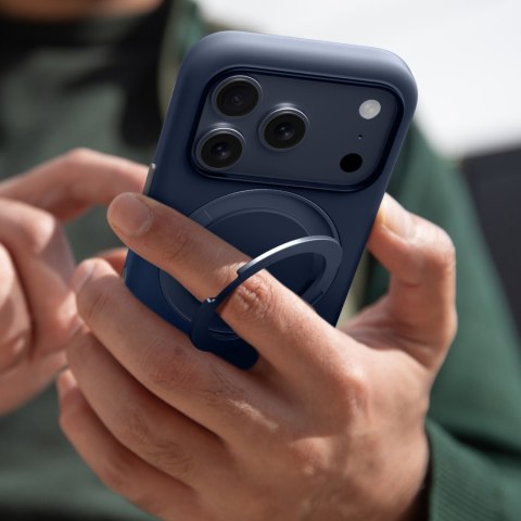 Etui pokrowiec na iPhone 17 Pro Max z podstawką Cloudie - niebieski