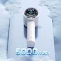 Mini wentylator wiatrak przenośny 5000mAh LED - szary