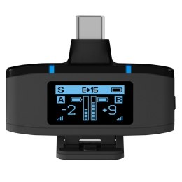 Zestaw mikrofonów bezprzewodowych z etui ładującym 8GB 2.4 GHz USB-C