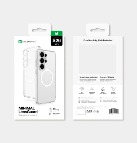 Etui pokrowiec na Samsung Galaxy S26 Ultra Minimal Mag Lens Case - przezroczysty