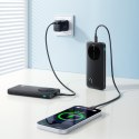 Powerbank 10000mAh 22.5W USB-A USB-C z wyświetlaczem cyfrowym - czarny