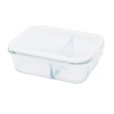 SZKLANY POJEMNIK 600ml LUNCH BOX Z PRZEGRODĄ SZCZELNY 5622