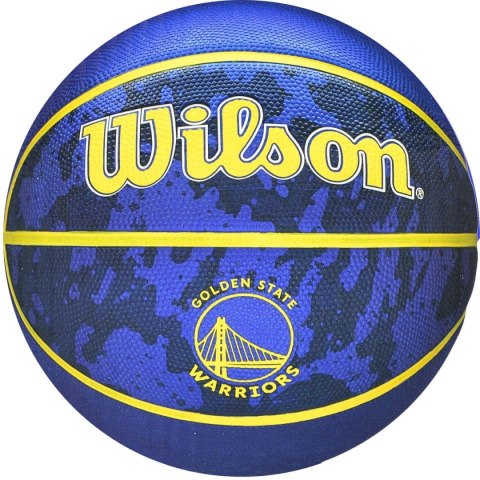 PIŁKA DO KOSZYKÓWKI WILSON NBA TEAM GOLDEN STADE WARRIORS + POMPKA BOX R.7