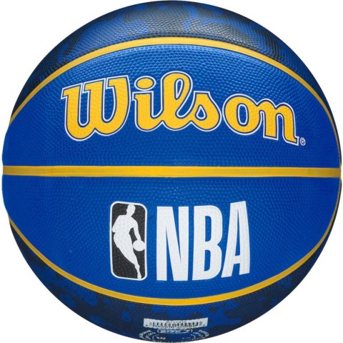 PIŁKA DO KOSZYKÓWKI WILSON NBA TEAM GOLDEN STADE WARRIORS + POMPKA BOX R.7