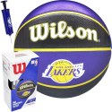 PIŁKA DO KOSZYKÓWKI WILSON NBA TEAM LA LAKERS + POMPKA BOX R.7