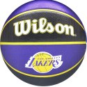 PIŁKA DO KOSZYKÓWKI WILSON NBA TEAM LA LAKERS + POMPKA BOX R.7