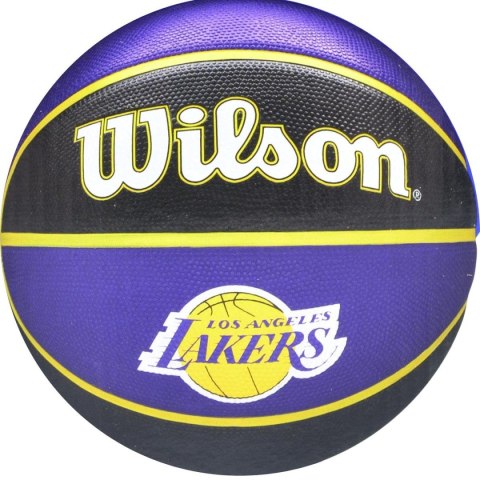 PIŁKA DO KOSZYKÓWKI WILSON NBA TEAM LA LAKERS + POMPKA BOX R.7