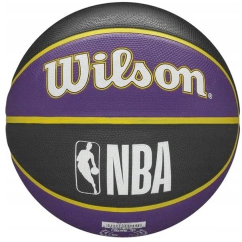 PIŁKA DO KOSZYKÓWKI WILSON NBA TEAM LA LAKERS + POMPKA BOX R.7