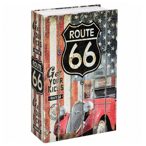 Książka Sejf Na Klucz Mała Kasetka Skrytka Na Pieniądze Route 66