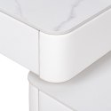 Toaletka kosmetyczna LED/ Komplet mebli blat 100 cm- Lilia - kolor biały