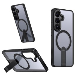 Etui Hybrid Armor X na Samsung Galaxy A36 / A37 z podstawką kompatybilne z MagSafe - czarne