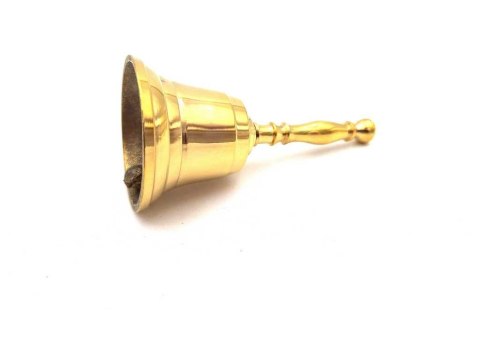 Dzwoneczek Dzwonek Ręczny Mosiężny 11,5cm - NI7674