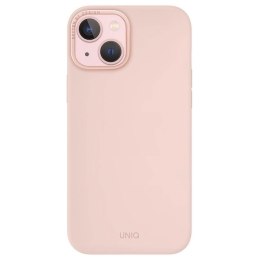 Etui UNIQ Lino Hue Magclick Charging do iPhone 15 - różowe