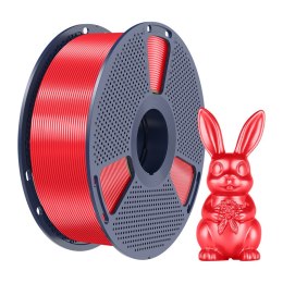 Filament SUNLU PLA+ Silk 1.75mm 1kg (czerwony)