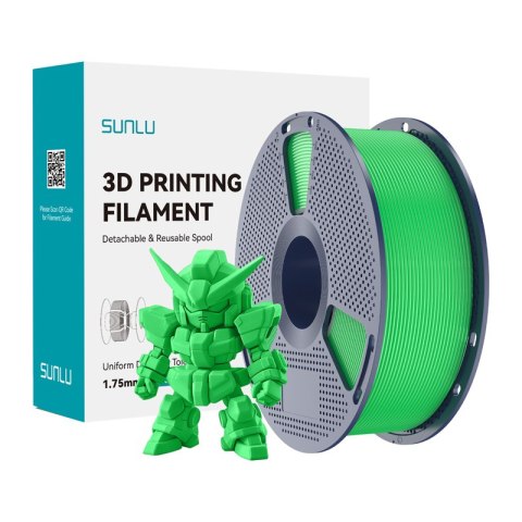 Filament Sunlu PLA+ 2.0 (zielony)