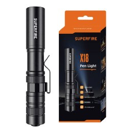 Latarka SUPERFIRE X18 strumień świetlny 55lm