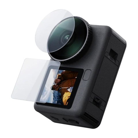 Zestaw szkieł hartowanych Telesin dla DJI Osmo Action 6 ( 2x Obiektyw + ekran)