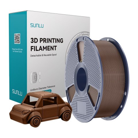 Filament SUNLU PETG 1.75mm 1kg (kawowy)