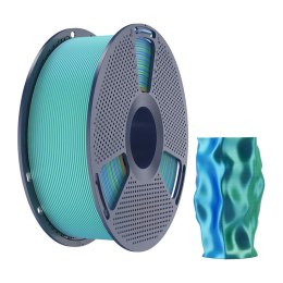 Filament SUNLU PLA+ Silk Dual Color 1.75mm 1kg (niebiesko-zielony)