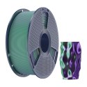 Filament SUNLU PLA+ Silk Dual Color 1.75mm 1kg (zielono-fioletowy)