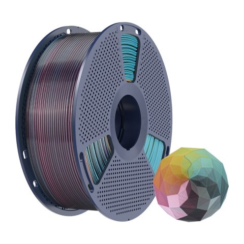 Filament SUNLU PLA+ Silk Forth-Color 1.75mm 1kg (czerwono-żółto-zielono-czarny)