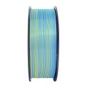 Filament SUNLU PLA+ Silk Forth-Color 1.75mm 1kg (niebiesko-fioletowo-pomarańczowo-żółty)