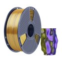 Filament SUNLU PLA+ Silk Tri-Color 1.75mm 1kg (czarno-złoto-fioletowy)