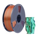 Filament SUNLU PLA+ Silk Tri-Color 1.75mm 1kg (pomarańczowo-niebiesko-zielony)