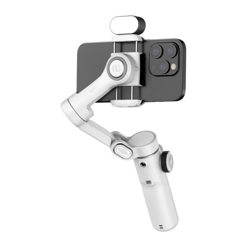 Gimbal AOCHUAN X2 z oświetleniem RGB (biały)