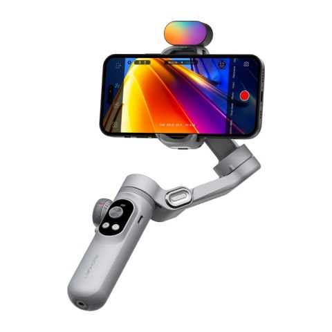 Gimbal AOCHUAN X Pro z oświetleniem RGB (szary)