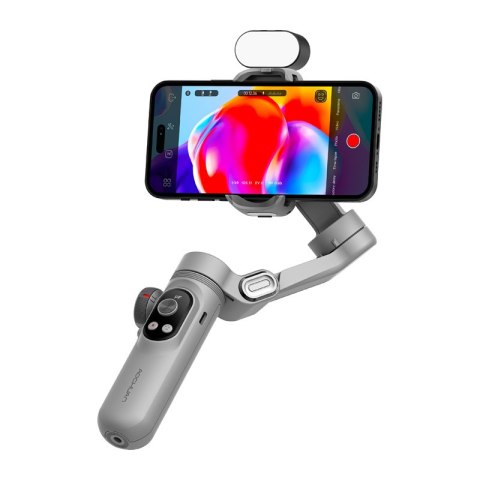 Gimbal AOCHUAN X Pro z oświetleniem RGB (szary)