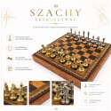 Ekskluzywne Metalowe Szachy Italfama 28x28 cm - N035