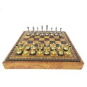 Ekskluzywne Metalowe Szachy Italfama 28x28 cm - N035