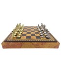 Ekskluzywne Metalowe Szachy Italfama 28x28 cm - N035