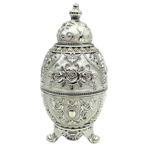 Jajo Fabergé Srebrne Otwierane - SRWS
