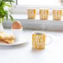 Espresso porcelanowa filiżanka "Always Look", 80 ml