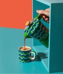 La Cafetière Ceramiczna filiżanka do espresso Cyan Tides, Niebieska, 120 ml